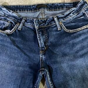 Silver boyfriend jeans size 29 EUC